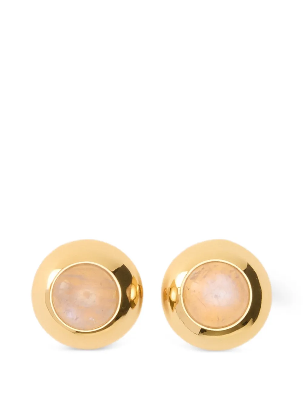 JULIETTA Bombé circular-design earrings - Gold