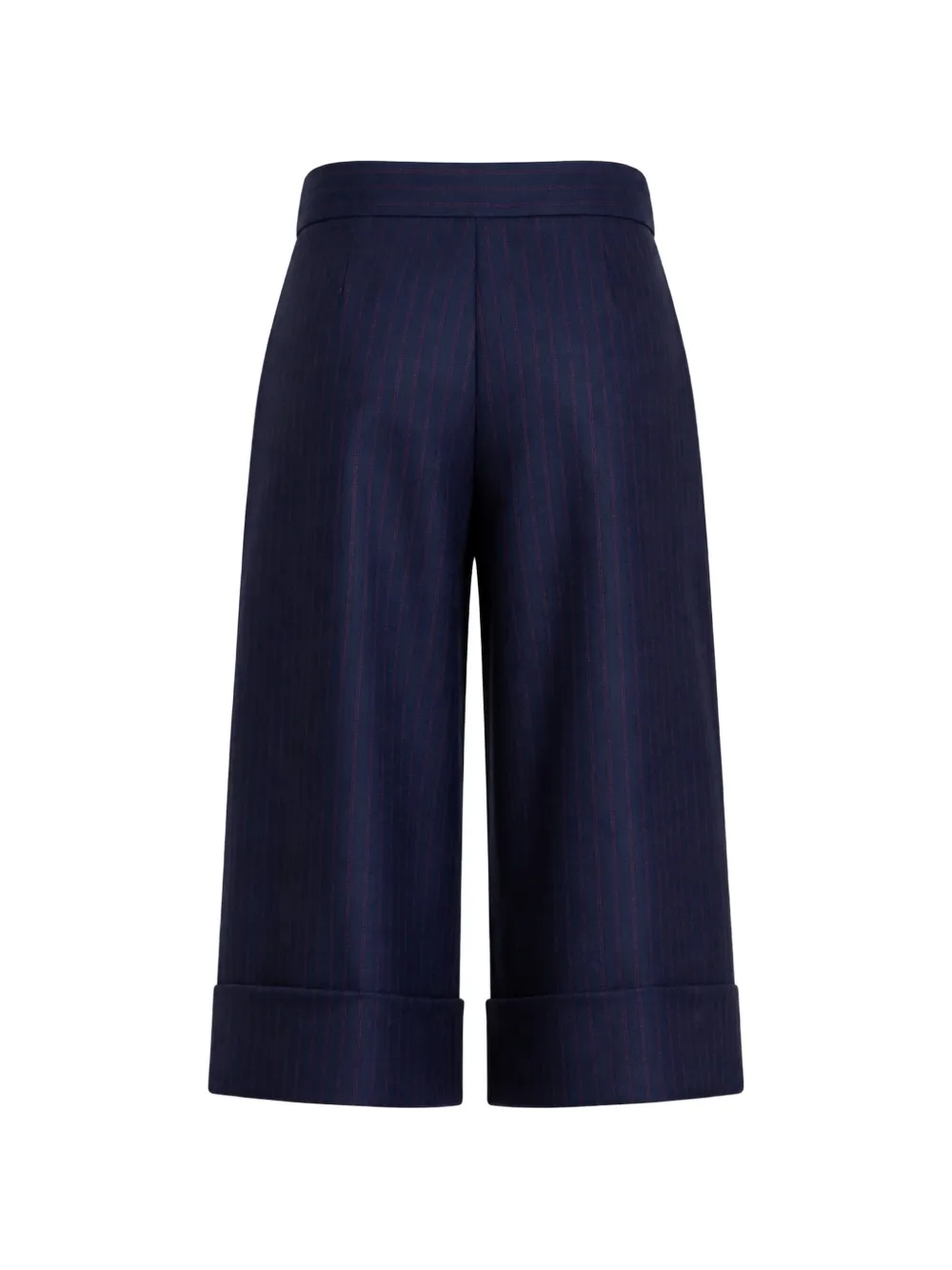 Elisabetta Franchi La Mia Bambina Culottebroek met krijtstreep Blauw