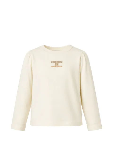 Elisabetta Franchi La Mia Bambina playera con placa del logo