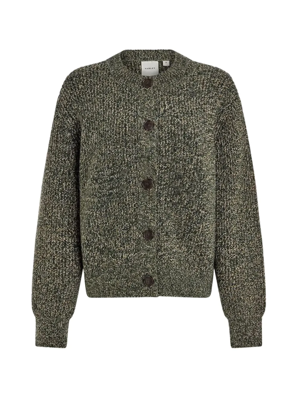 Varley Patricia grofgebreid vest Groen