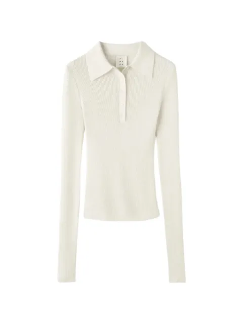 Almada Label Jules ribbed polo top