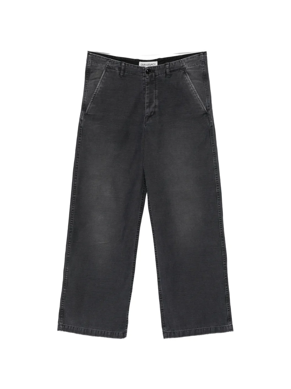 OUR LEGACY Field sateen trousers - Grau
