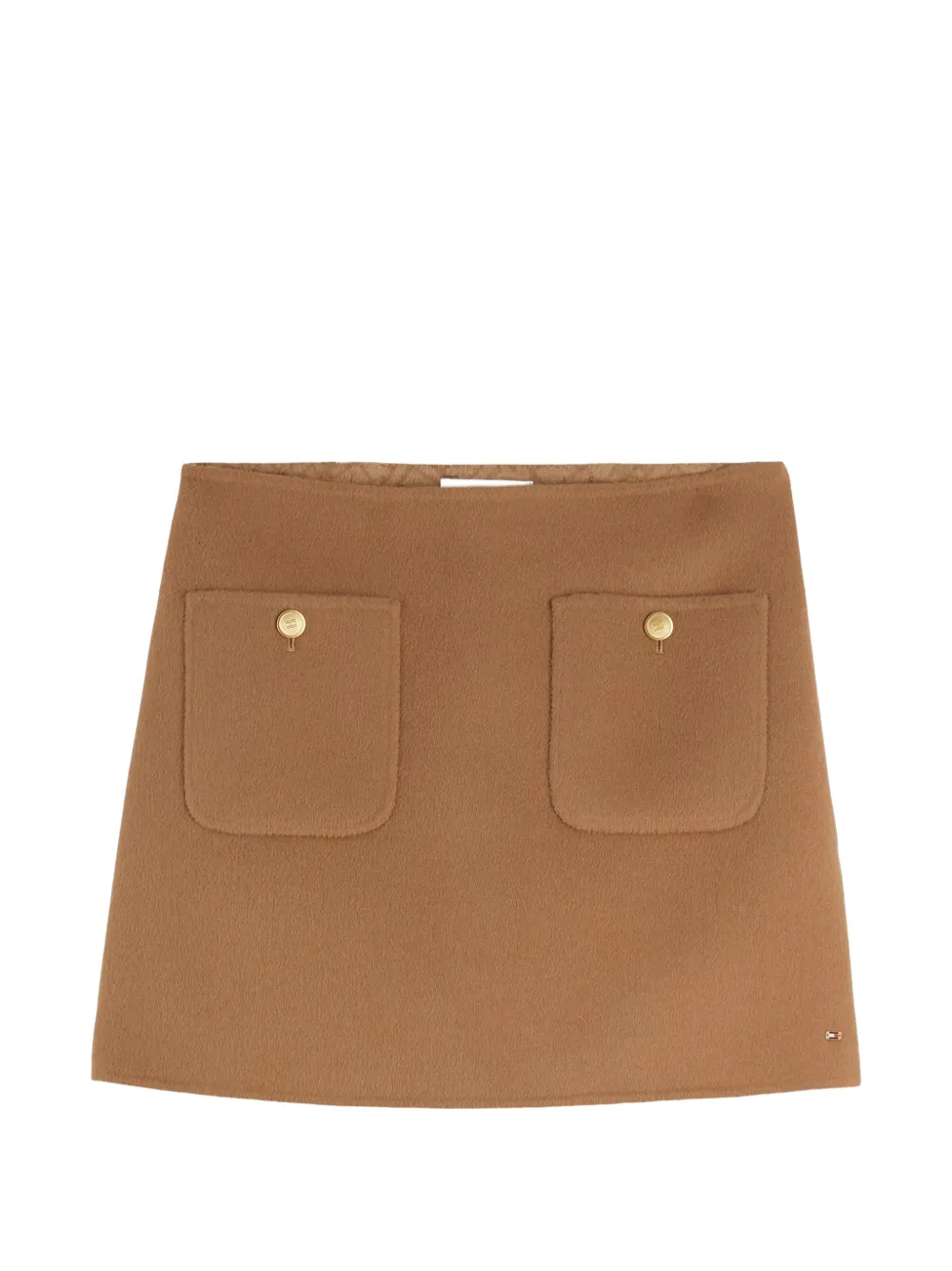 Tommy Hilfiger button-embellished mini skirt Bruin