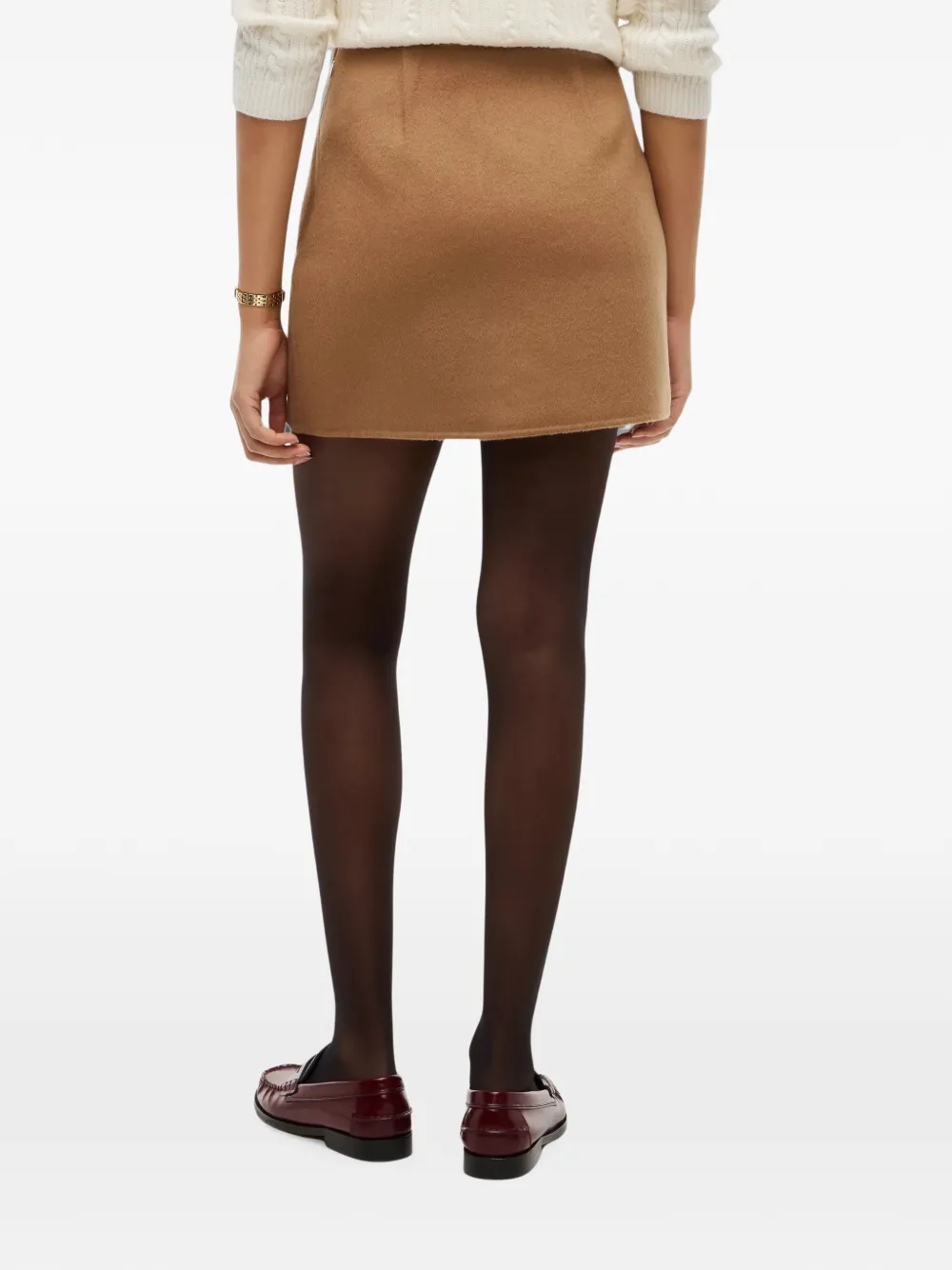 Tommy Hilfiger button-embellished mini skirt Bruin