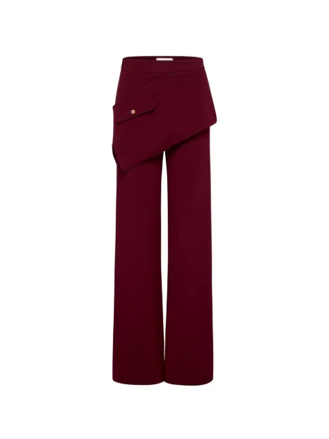 Hellessy Mitch asymmetric-overlay trousers