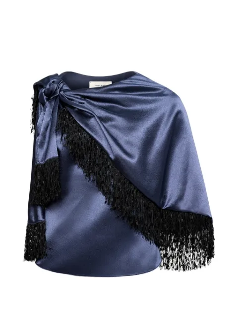 Hellessy Karina fringe-trimmed blouse