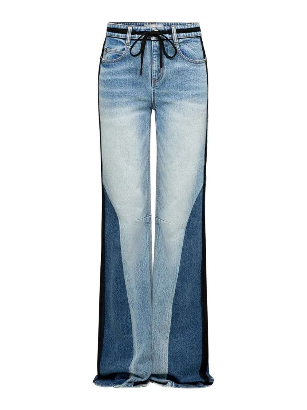 Hellessy Taytum panelled drawstring jeans Blauw
