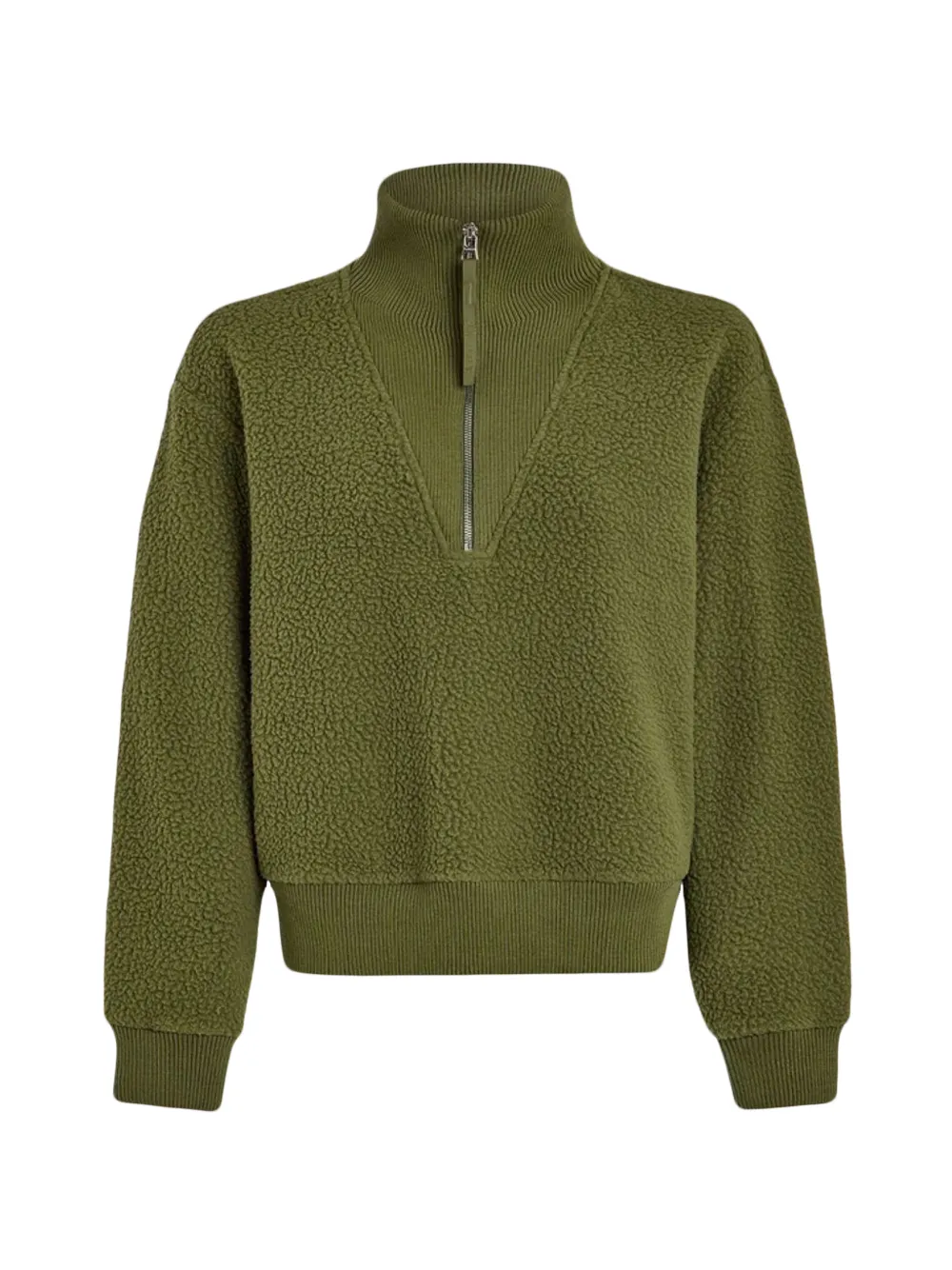 Varley Jaylin Half-zip Sweatshirt In Green