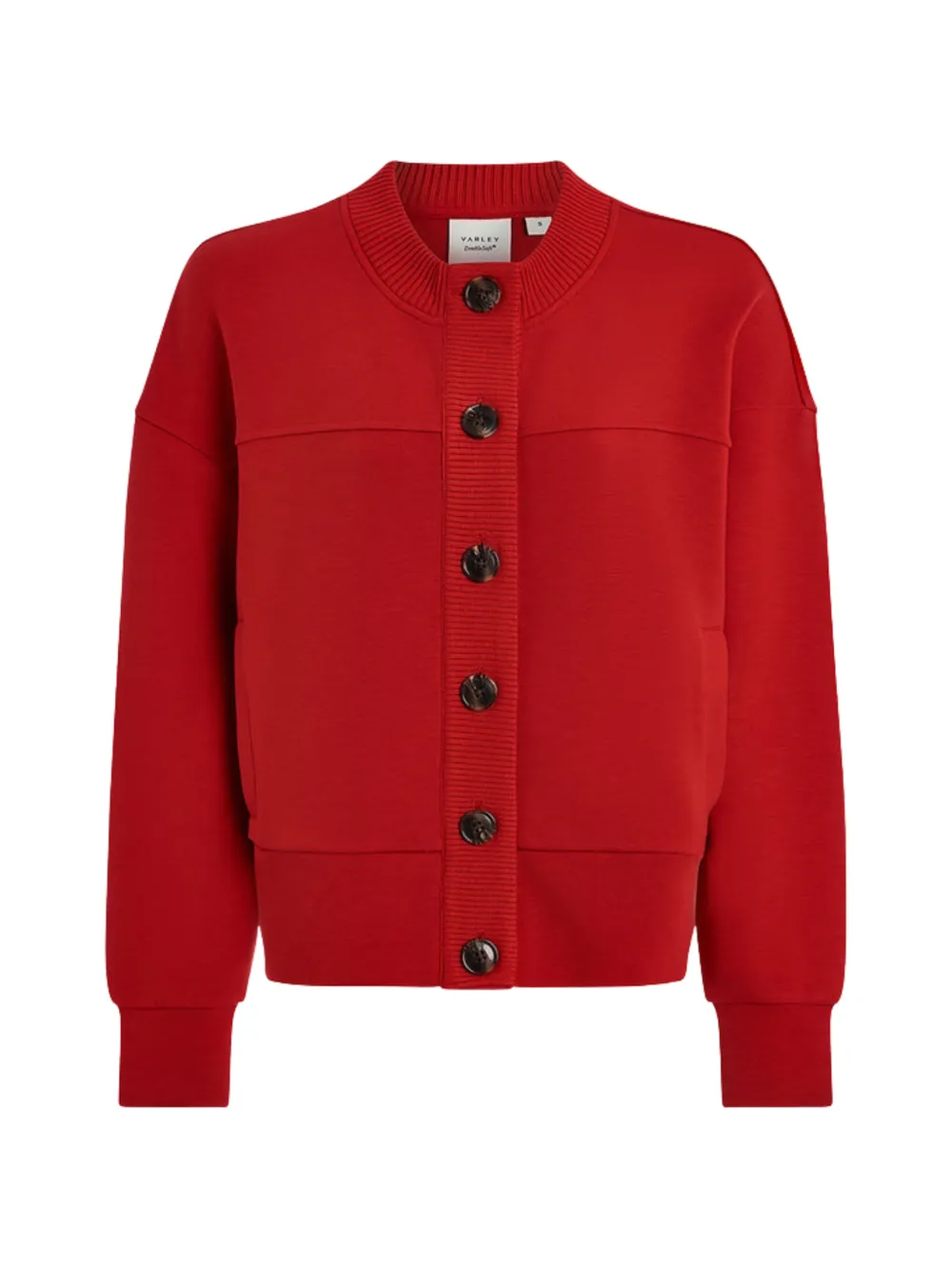 Varley Olwen button-up sweatshirt - Rouge Varley Olwen button-up sweatshirt - Rouge