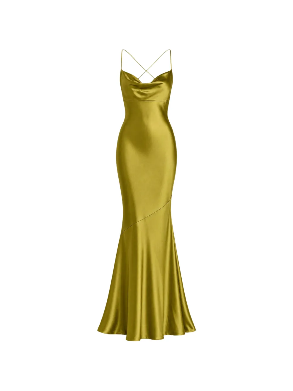 Retrofete Lukka cowl-neck maxi dress - Green