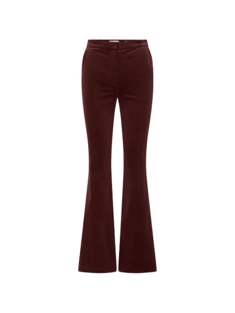 Veronica Beard Gracie velvet flared trousers
