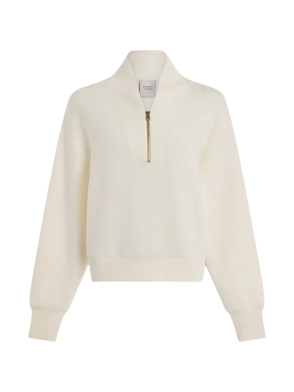 Varley Davidson Pullover mit kurzem Reißverschluss - Nude
