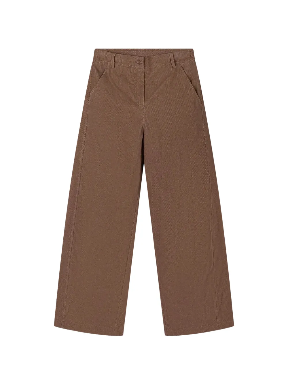 Moncler Enfant Ribfluwelen broek Bruin