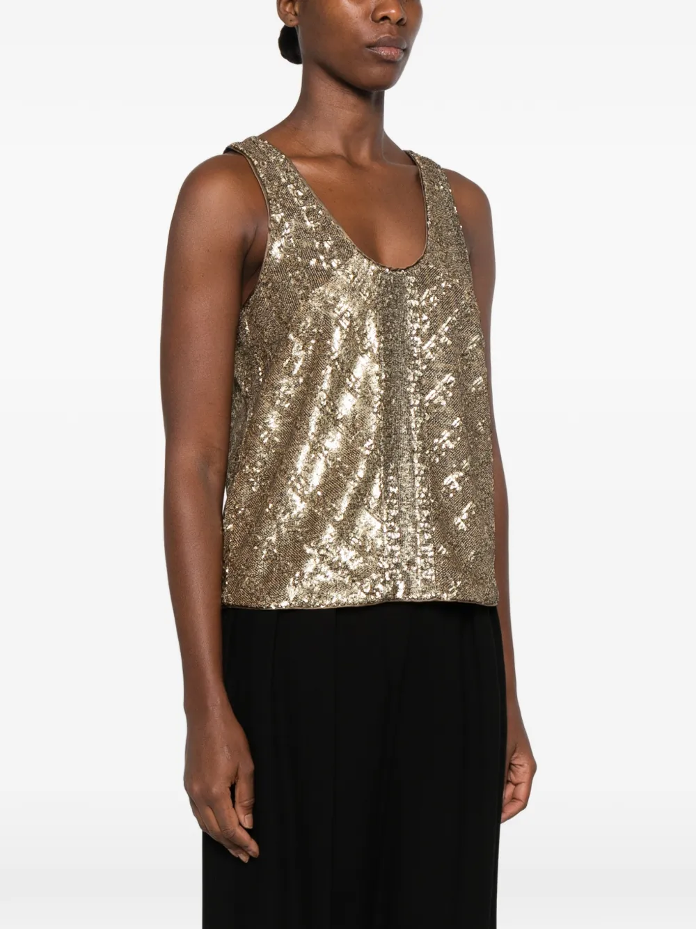 Zadig&Voltaire sequin-embellished top Goud