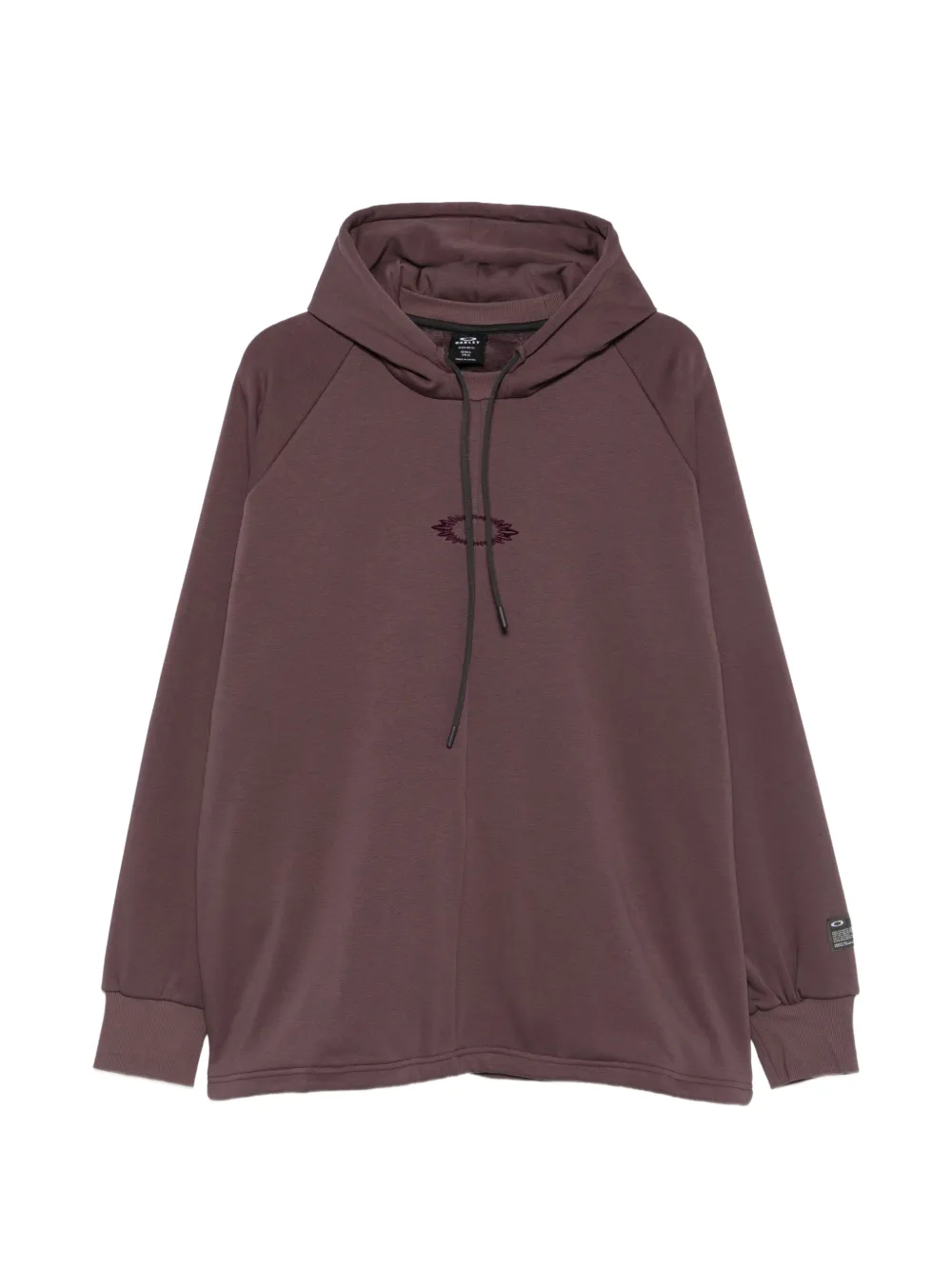 Oakley FGL Slick logo-embroidered raglan-sleeve hoodie Paars