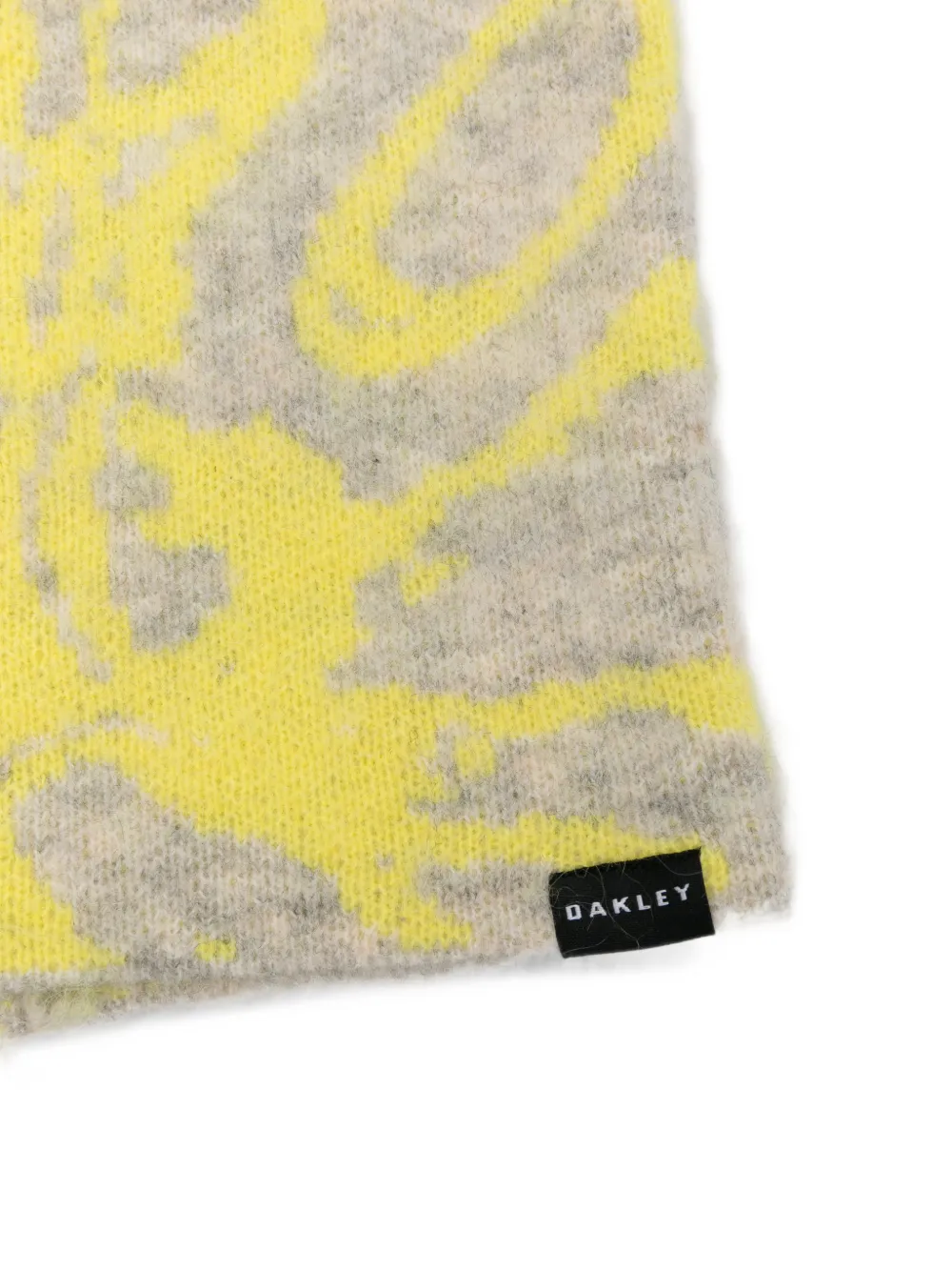 Oakley abstract-pattern beanie hat Grijs
