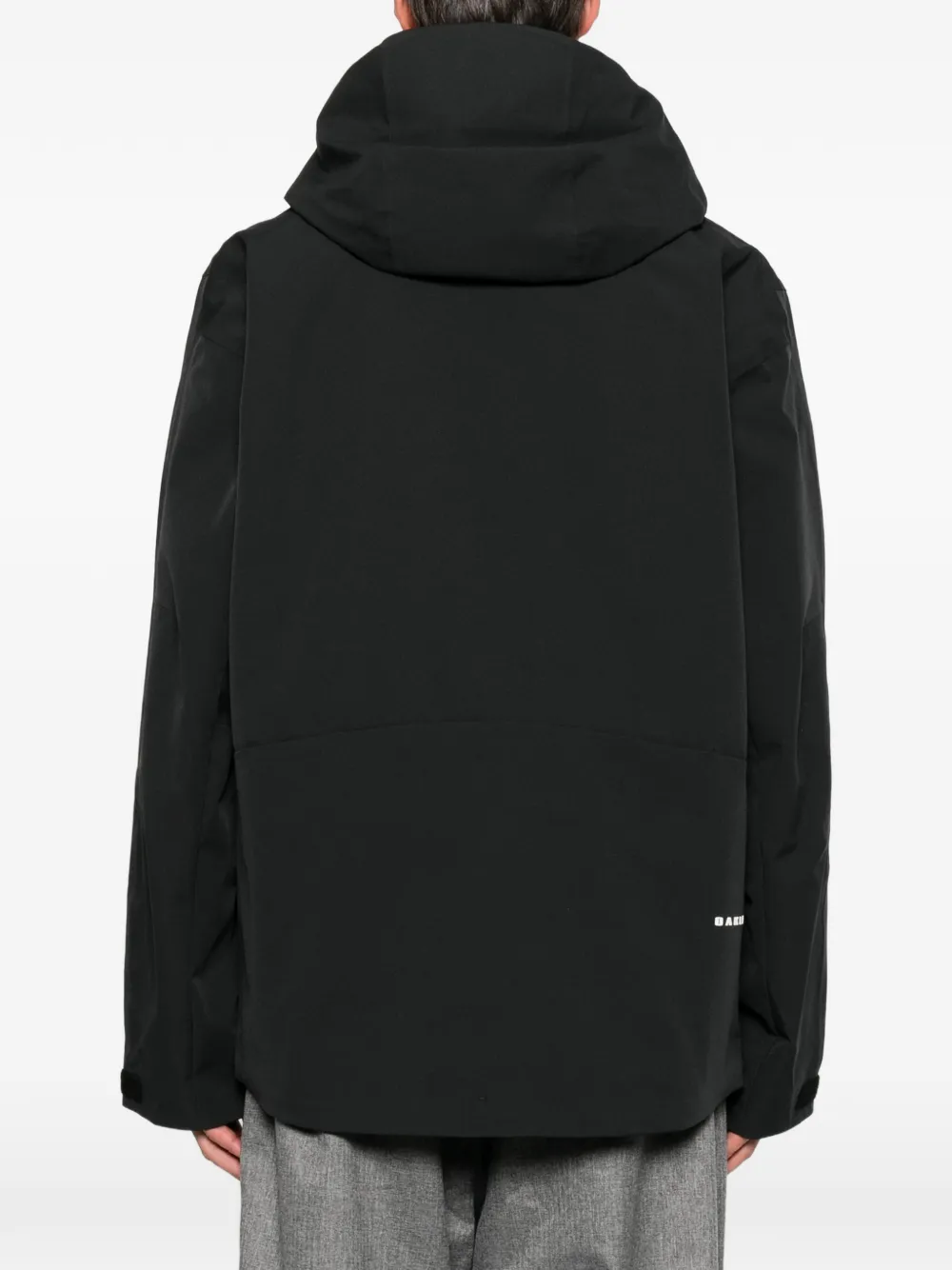 Oakley Timberline logo-print hooded jacket Zwart