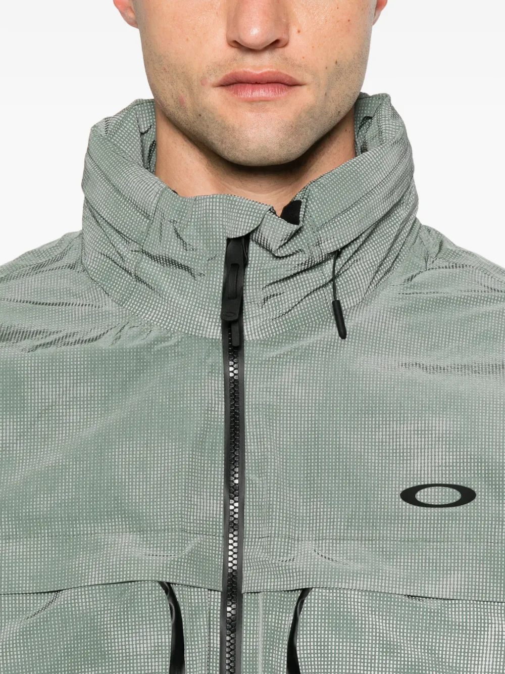 Oakley Mthod Glow reflective jacket Groen