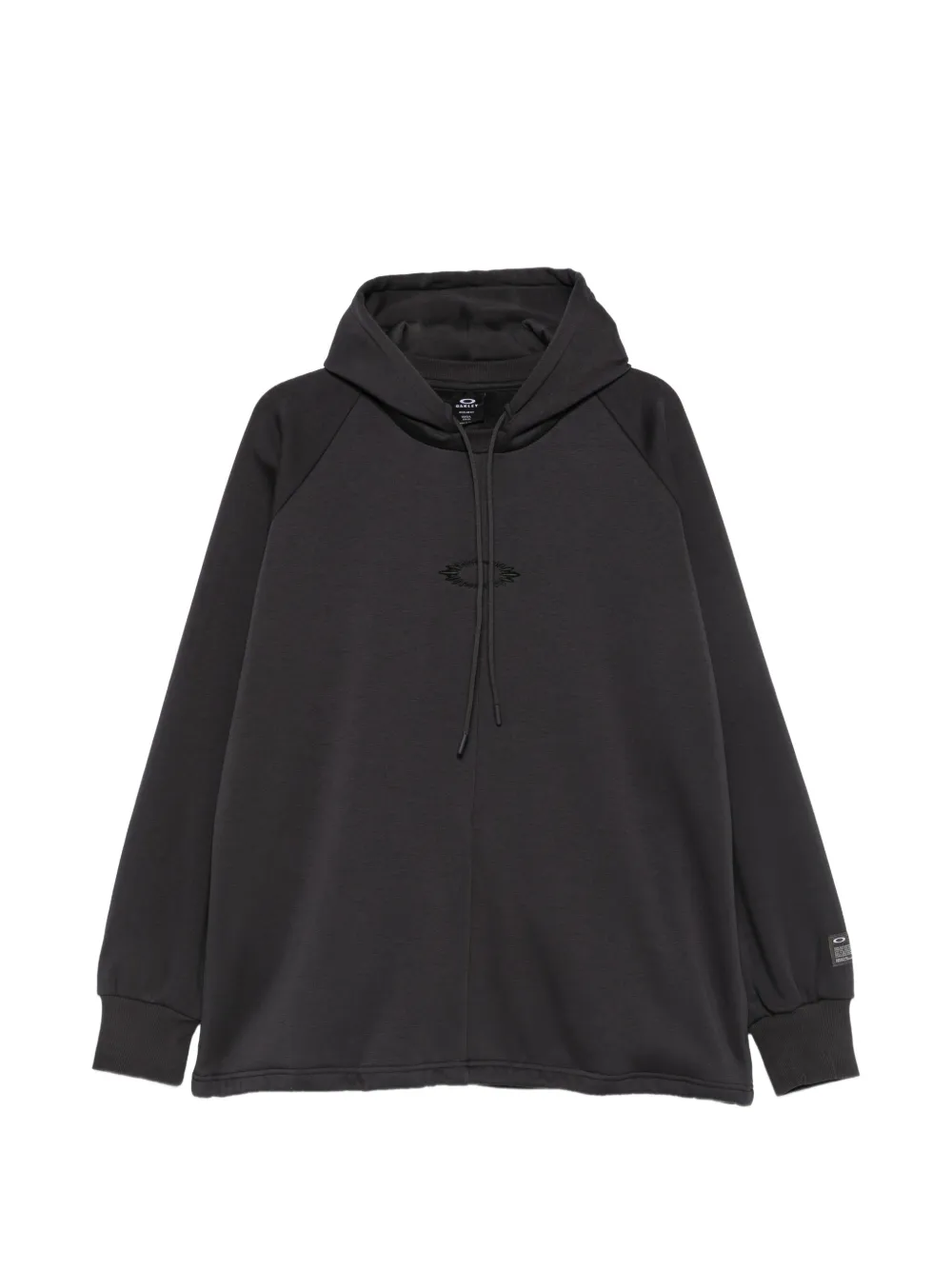 Oakley FGL Slick logo-embroidered raglan-sleeve hoodie Zwart