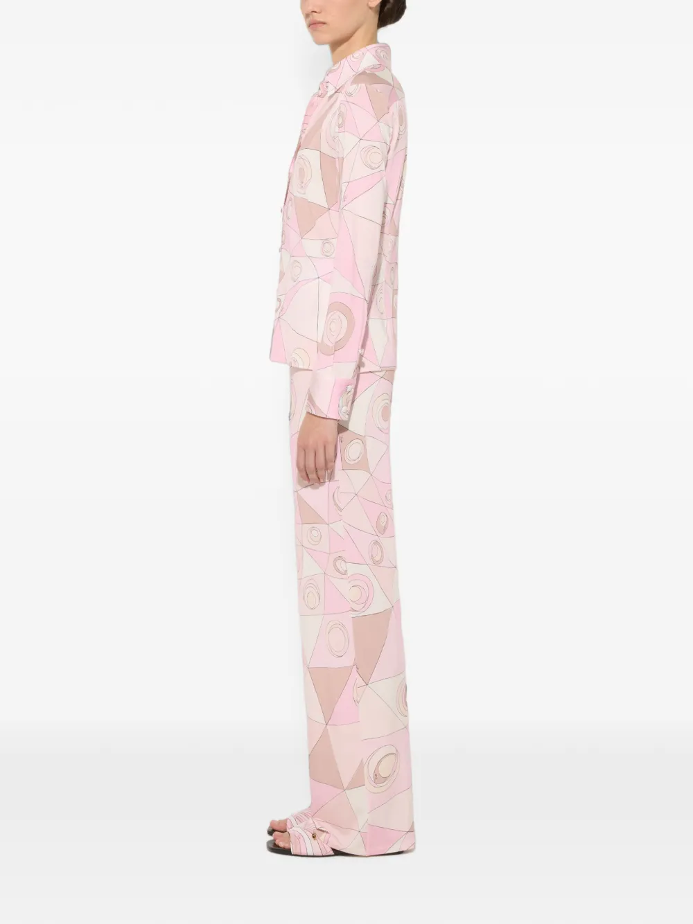 PUCCI Jersey broek met Occhi-print Roze