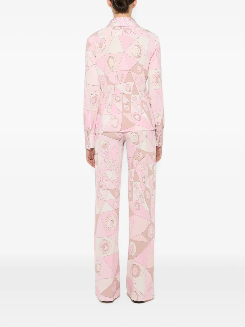 PUCCI Jersey broek met Occhi-print Roze