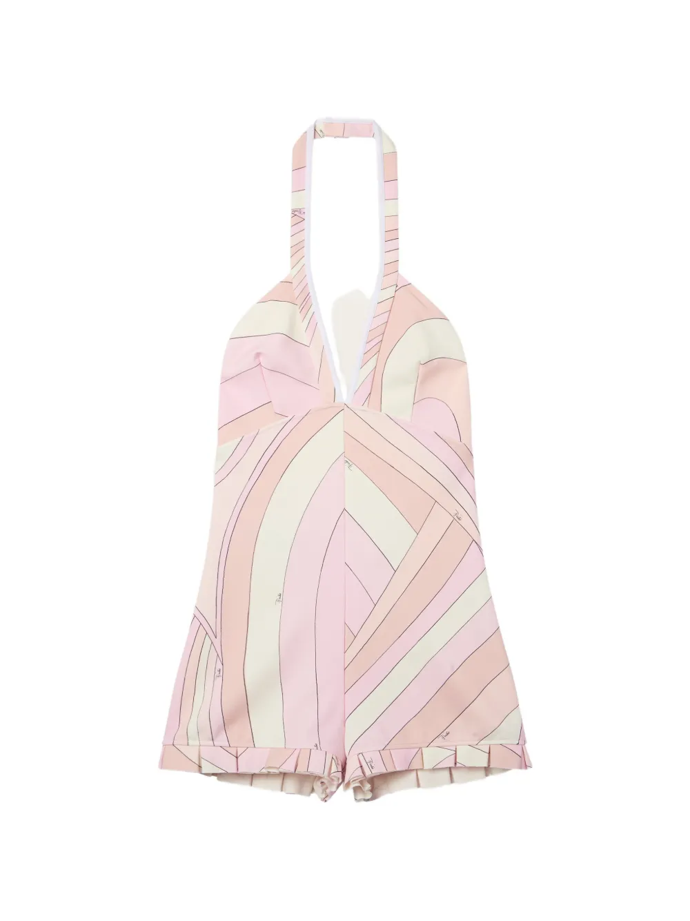 PUCCI combishort imprimée à dos nu - Rose