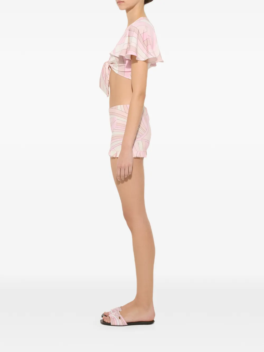 PUCCI Jersey shorts met Iride-print Roze