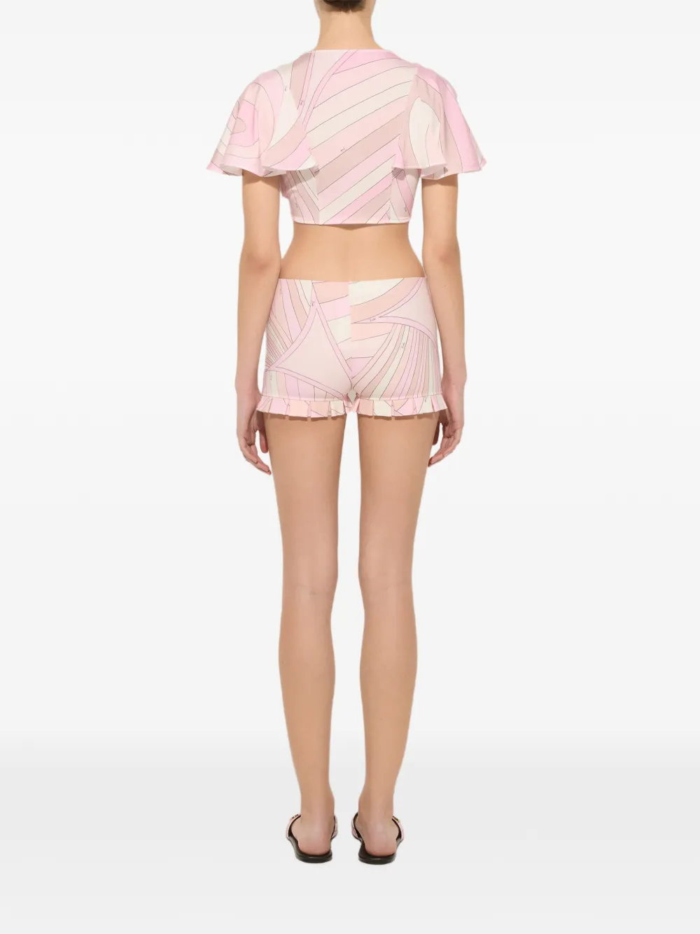 PUCCI Jersey shorts met Iride-print Roze