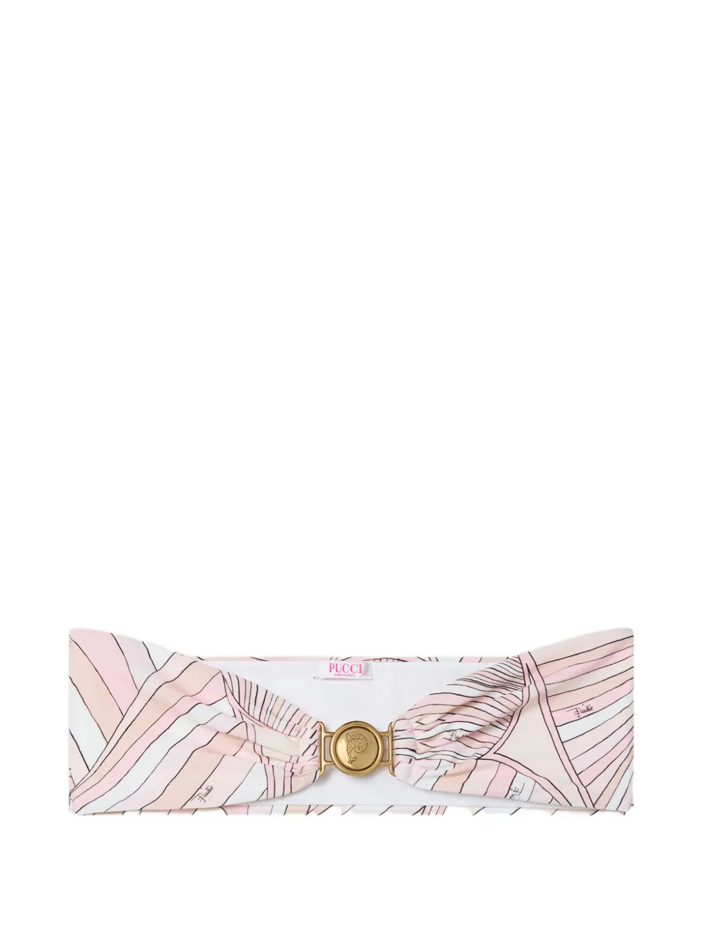 Pucci Iride-print Bikini Top In Multi