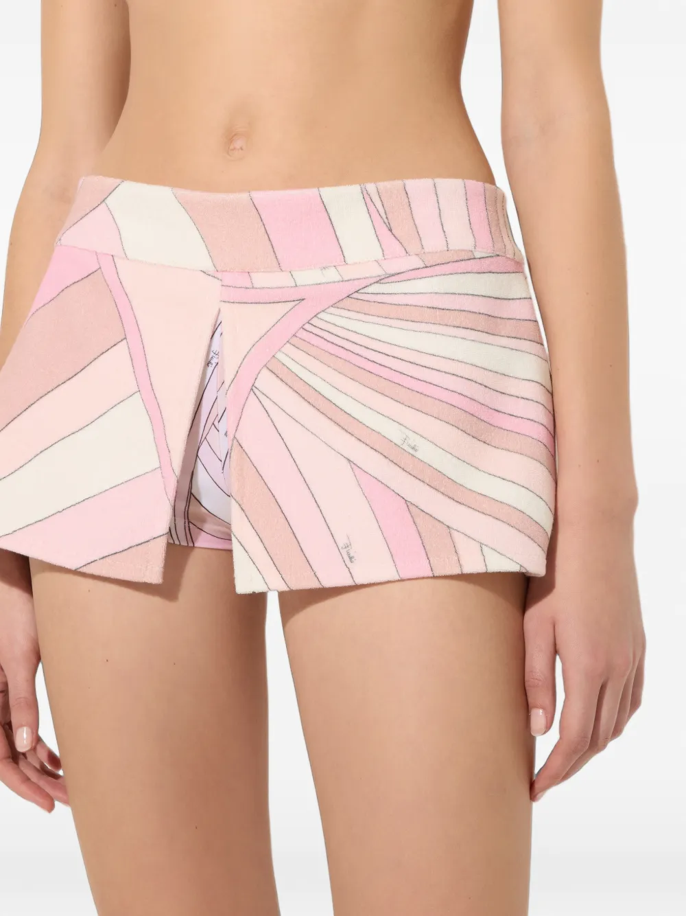 PUCCI Badstof shorts met Iride-print Roze