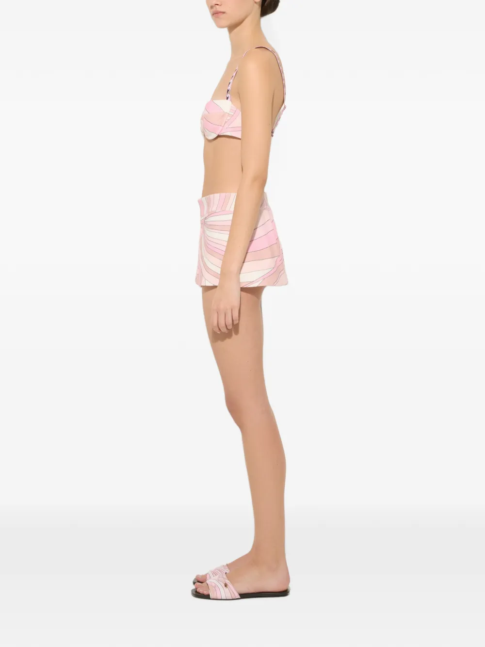 PUCCI Badstof shorts met Iride-print Roze