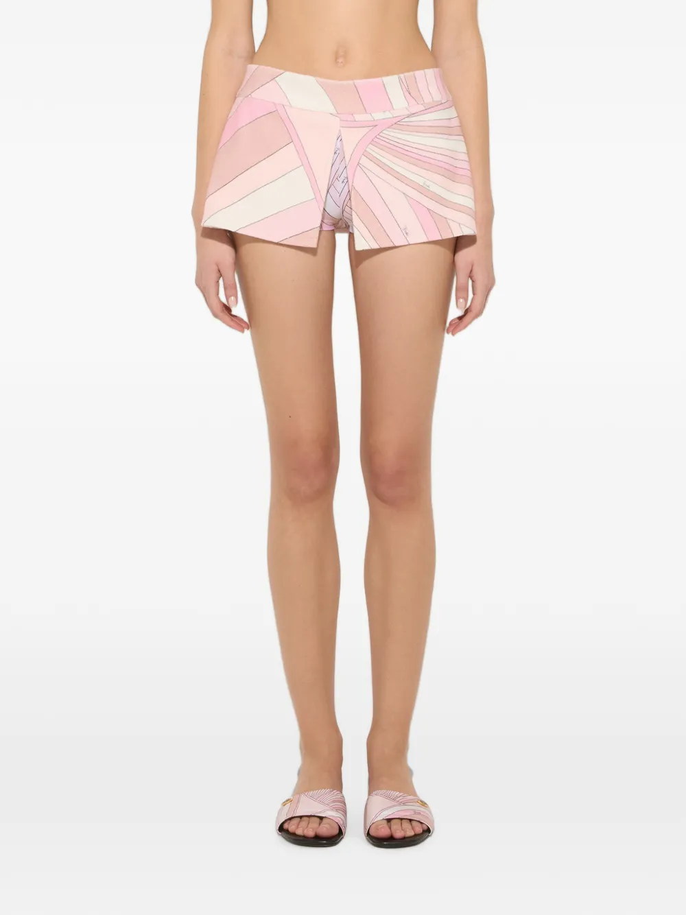 PUCCI short en éponge à imprimé Iride - Rose PUCCI short en éponge à imprimé Iride - Rose
