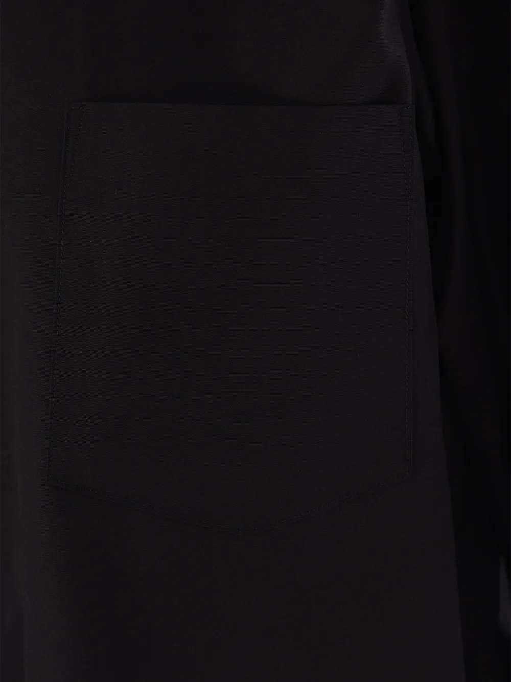 Comme Des Garçons Blouse met borstzak Zwart