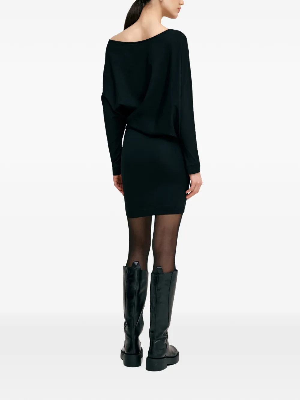 Marcella Beekman mini-sweaterjurk Zwart