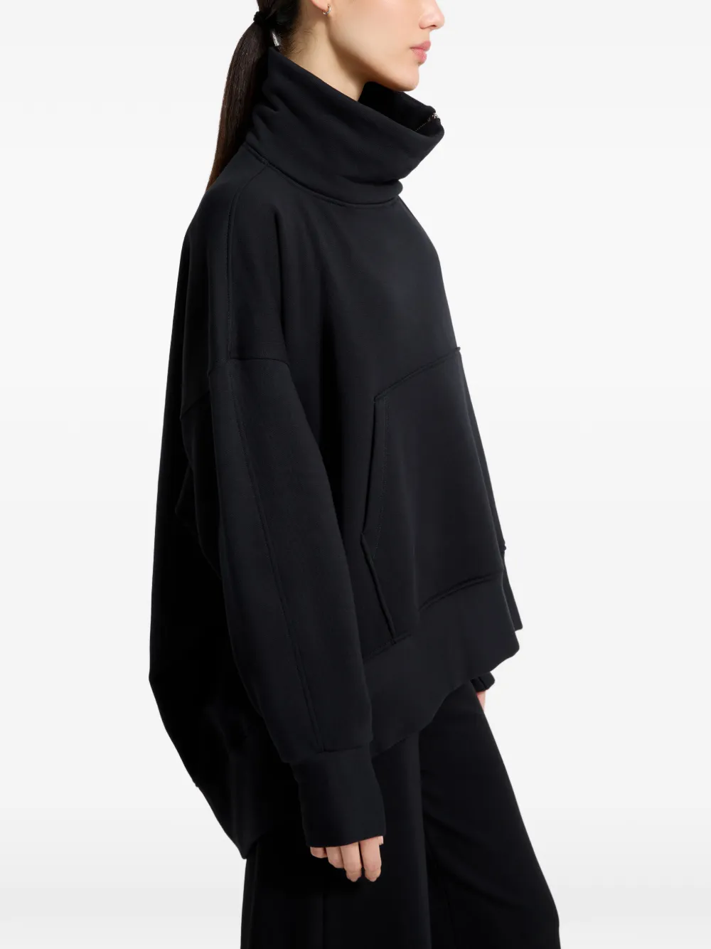 Marcella Boerum asymmetrische sweater Zwart