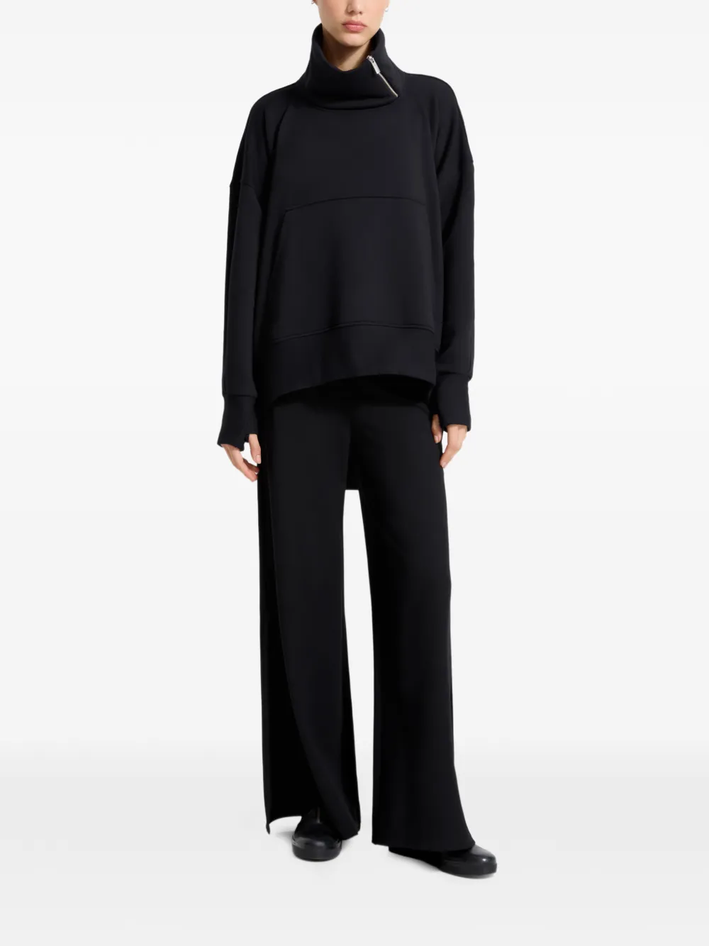 Marcella Boerum asymmetrische sweater Zwart