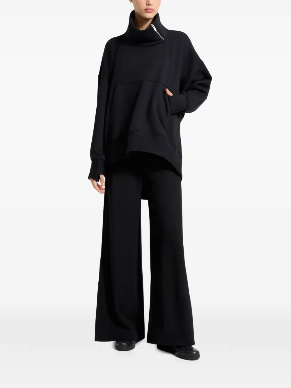 Marcella Boerum asymmetrische sweater Zwart
