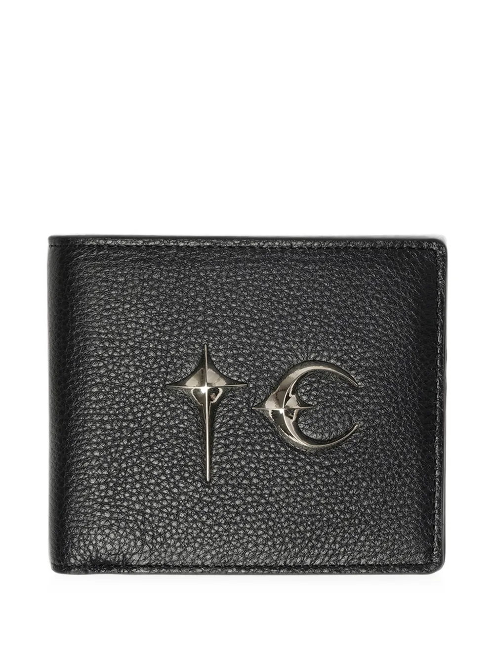 THUG CLUB Rock logo-plaque wallet - Schwarz
