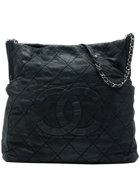 CHANEL Pre-Owned bolso shopper Sea Hit acolchado de piel de becerro tornasolado 2011