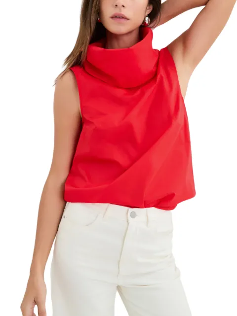 Marcella Marcy sleeveless poplin top