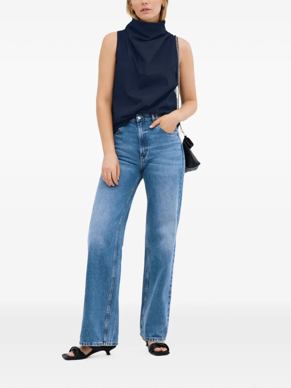 Marcella Minna mouwloze top Blauw