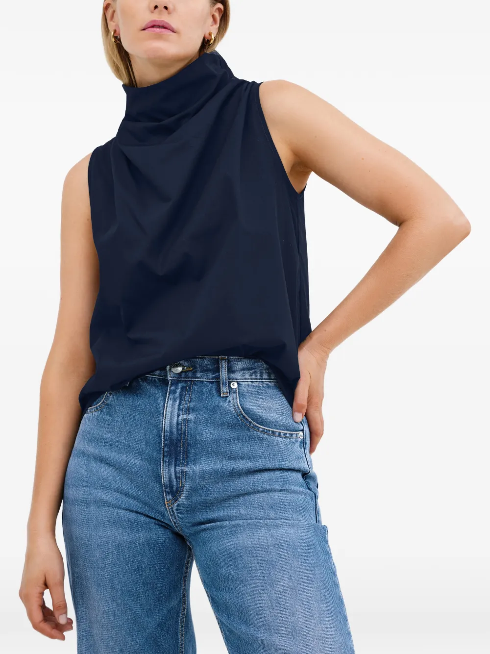Marcella Minna mouwloze top Blauw