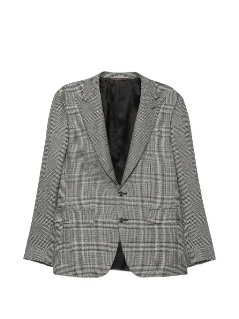 Canali Prince of Wales check blazer