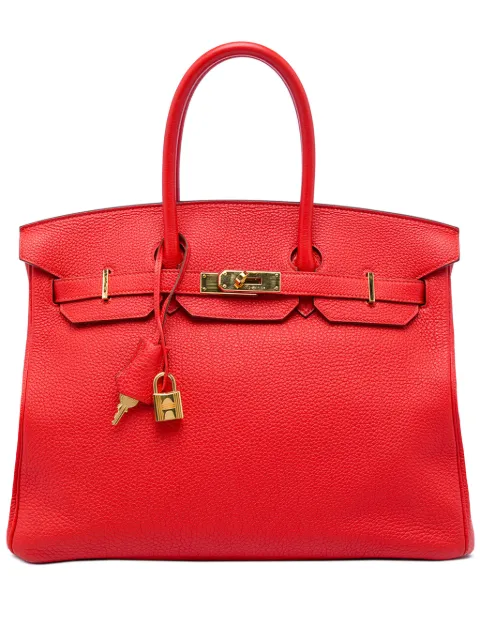 Hermès Pre-Owned Togo Birkin Retourne 35 手提包(2013年典藏款)