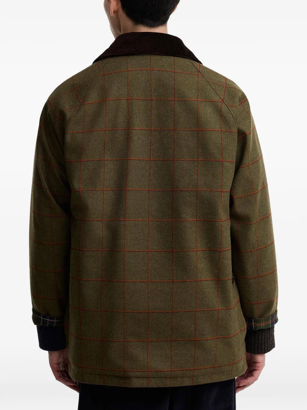 Barbour Paul Smith Loves geruit jack Groen