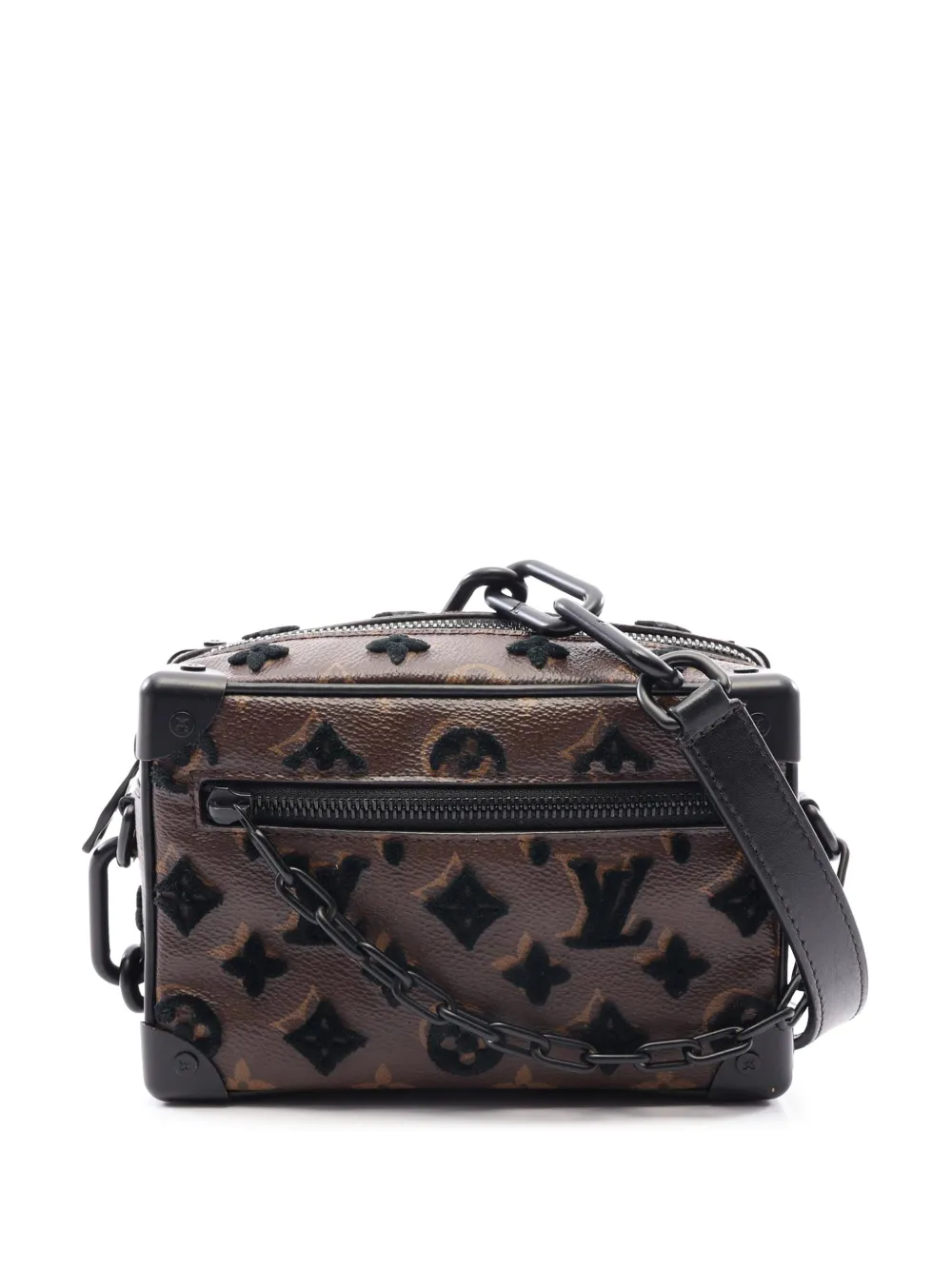 Louis Vuitton Pre-Owned 2019 Monogram Tuffetage Mini Soft Trunk crossbody bag - Marrone