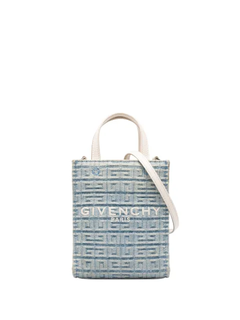 Givenchy Pre-Owned 2022 Mini Denim Vertical G Tote satchel