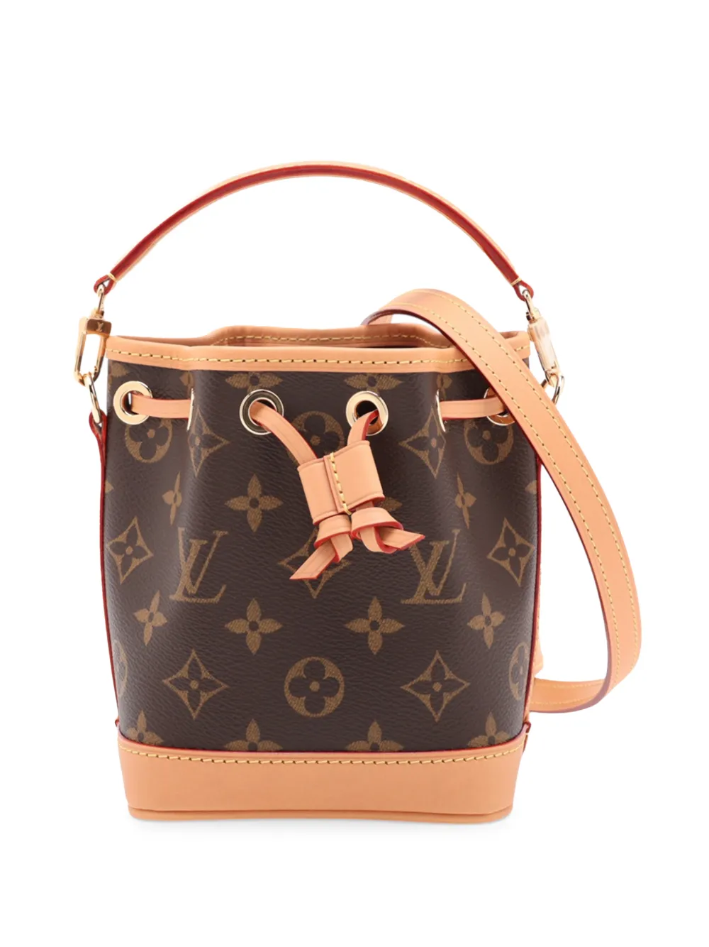 Louis Vuitton Pre-Owned 2021-2026 Monogram Nano Noe bucket bag - Marrone