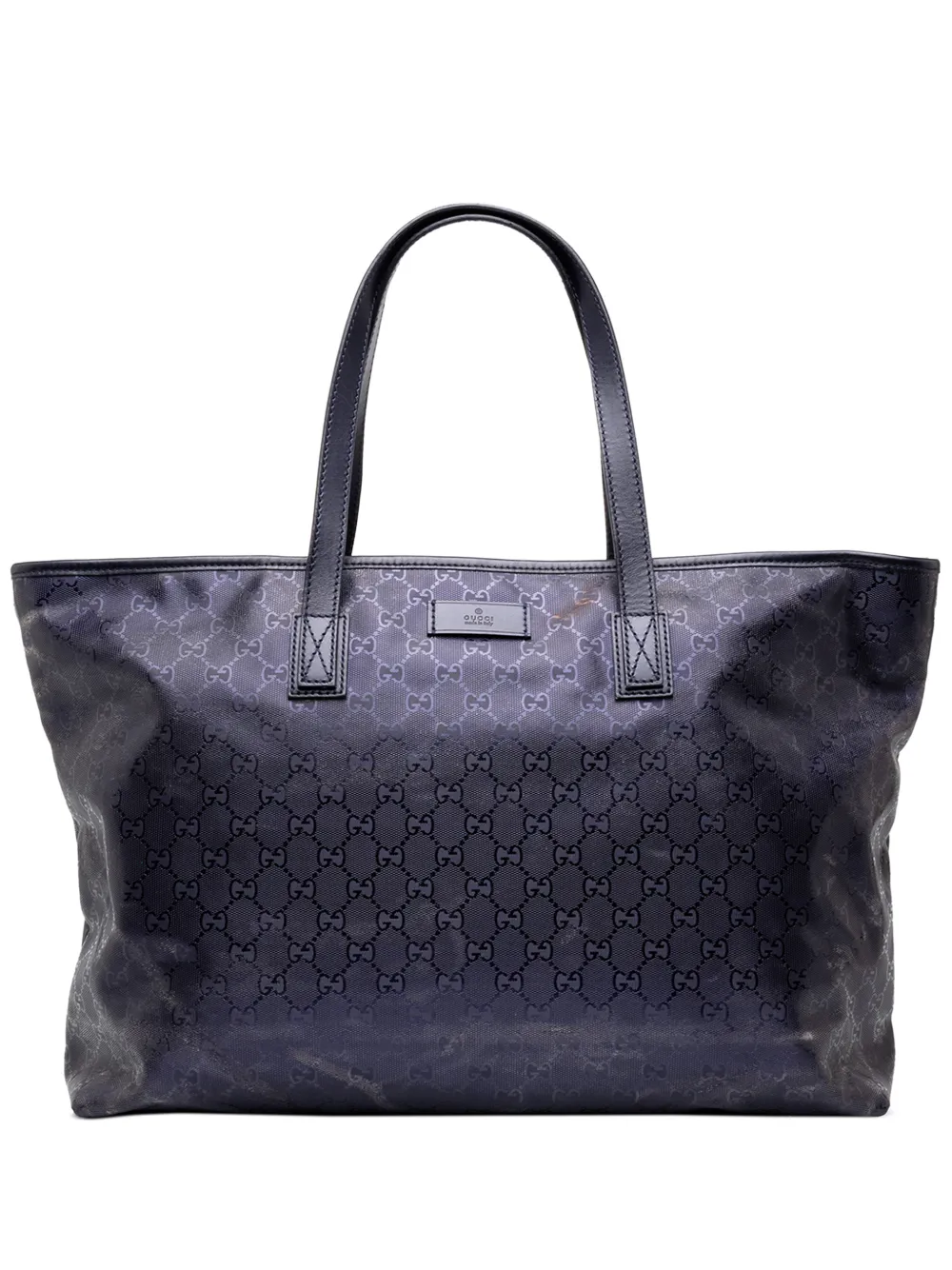 Gucci Pre-Owned 2000-2015 Large GG Imprime tote bag - Bleu Gucci Pre-Owned 2000-2015 Large GG Imprime tote bag - Bleu