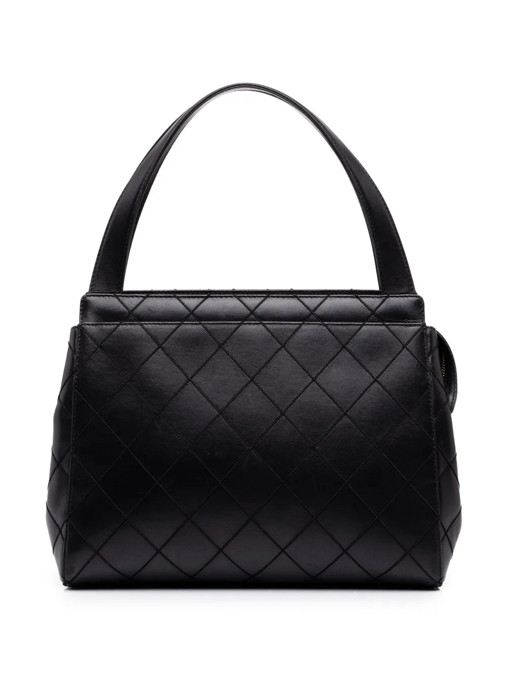 CHANEL Pre-Owned 1997-1999 CC Stitched Lambskin handbag - Nero
